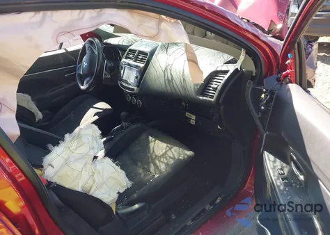 2015 Mitsubishi Outlander Sport Se from USA, damaged, VIN 4A4AR4AU5FE057737